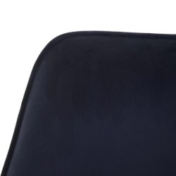 Spisestuestol - drejbar spisestol med fljlsde i antracit fljl stof