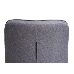 Spisestol - spisebordsstol og spisestuestol - lysegr stofsde