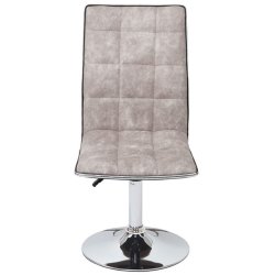 Spisebordsstole - 2 stk spisestuestole - spisestol med lysegr stofsde