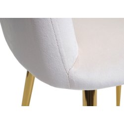 Spisestuestole - 2 stk spisebordsstole ~ spisestole i creme hvid fljl