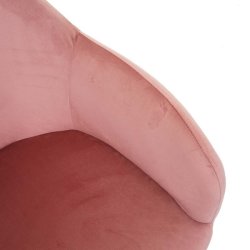 Spisestuestole - 2 stk spisebordsstole ~ spisestole i rosa fljl