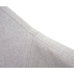 Spisebordsstole - 2 spisestole med stofsde i creme beige stof