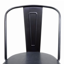 4 cafestole med gr ldersde - sort stabelbar bistro stol og spisestol