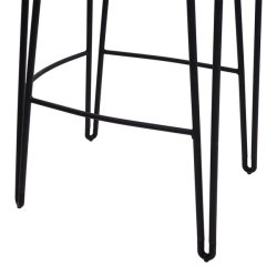 Barstole - 2 barstole i industrielt design med tr