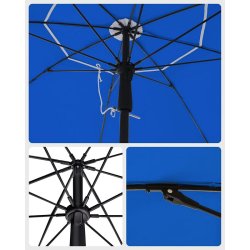 Strandparasol � 1,6 M - �160 parasol til strand - bl�