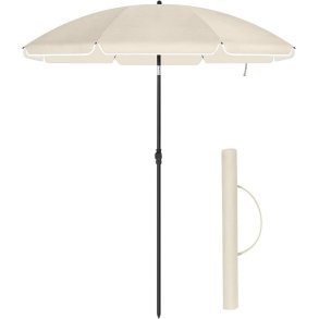 Strandparasol � 2 M - �200 parasol til strand - beige