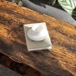 Sofabord - retro stuebord i industrielt design - brun 100x50x45