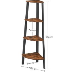 Hj�rnereol - stigereol i industrielt design - rustik brun