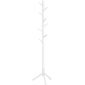 Stumtjener i tr� - frakke stativ til entre - beige 47x47x175