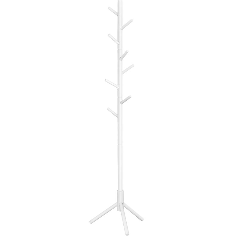 Stumtjener i tr� - frakke stativ til entre - beige 47x47x175