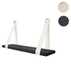 Vghngt hylde - vghylde - svvende trhylde 27x50 cm - rustik mrkegr