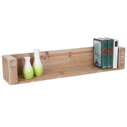 Svvende trhylde - rustik vghylde - vghngt hylde - 80 cm