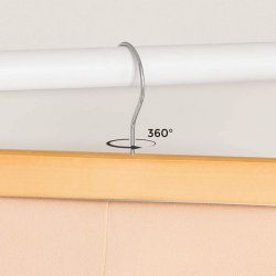 Buksebjler i tr - justerbare 8-pak bukseklemme bjler - 34 cm