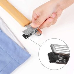 Buksebjler i tr - justerbare 8-pak bukseklemme bjler - 34 cm