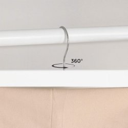 Buksebjler i tr - justerbare 8-pak bukseklemme bjler - 34 cm