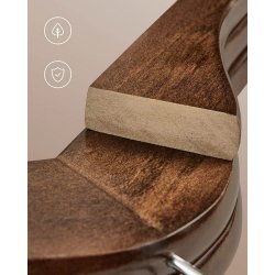 Tjbjler med buksestang - 10 stk mrkebrune trbjler til tj