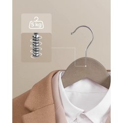 Tjbjler med buksestang - 20 stk gr beige trbjler til tj