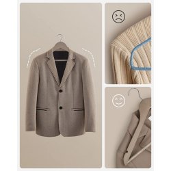 Tjbjler med buksestang - 20 stk gr beige trbjler til tj