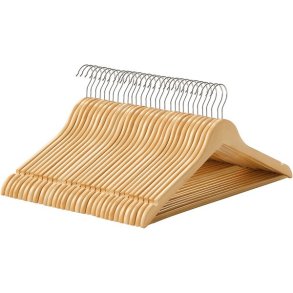 Tjbjler med buksestang - 30 stk brune trbjler til tj