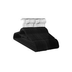 Tjbjler i velour med skridsikker buksestang - 20 stk sort