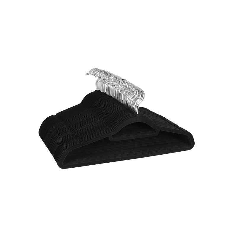 Tjbjler i velour med skridsikker buksestang - 20 stk sort