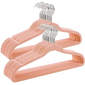 T�jb�jler i velour med skridsikker buksestang - 30 stk pink