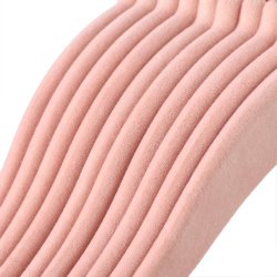 Brnebjler med skridsikker buksestang - 50 stk pink velour