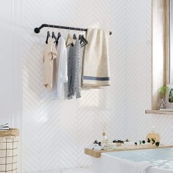 2 stk vghngt tjstang i vandrr look - industrielt design