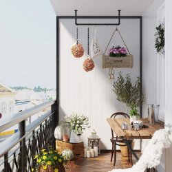 2 stk vghngt tjstang i vandrr look - industrielt design