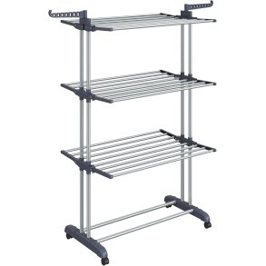 Trrestativ til vasketj - foldbart med vinger - gr