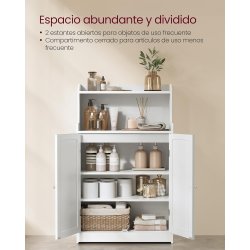 Badev�relsesskab - toiletskab - opbevaringsskab - hvid 30x60x100