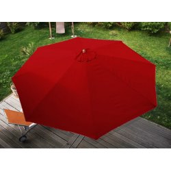 Tr parasol  350 cm - rund trparasol p  3,5 meter - bordeaux rd