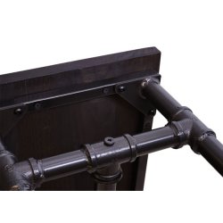 B�nk i industrielt design - siddeb�nk til spisebord - 120 x 35 cm