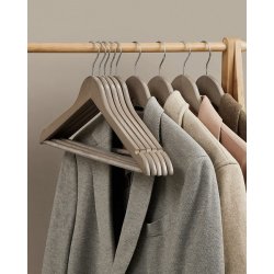 Tjbjler med buksestang - 20 stk gr beige trbjler til tj