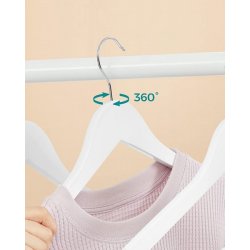 Tjbjler med buksestang - 10 stk hvide trbjler til tj