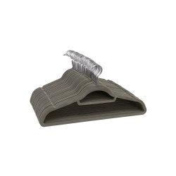 Tjbjler i velour med skridsikker buksestang - 20 stk gr