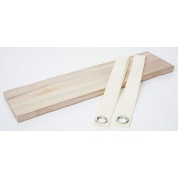 Vghngt hylde - vghylde - svvende trhylde 27x50 cm - rustik natur