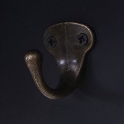 Knager�kke - v�gh�ngt med hylde og 4 knager - sort hvid Family 30x60x13cm