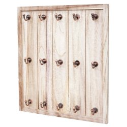 Kopholder til kkken - vghngt kopholder - lysebrun 50x45x5 cm