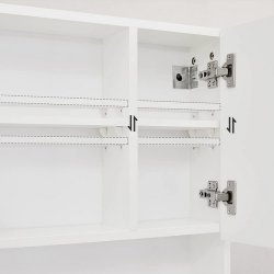 Spejlskab - vghngt skab med spejldr - hvid 54 x 55 x 15 cm