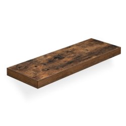 Hylde i tr - vghngt trhylde - rustik brun vghylde 60 x 20 cm