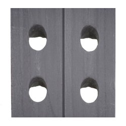 Vinreol til 20 flasker  - vghngt rustik flaskehylde i grt tr