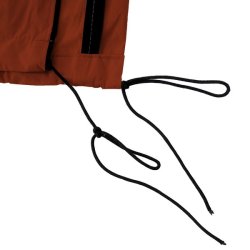 Parasolovertrk  350 cm med lynls og stang - orange  3,5 meter overtrk