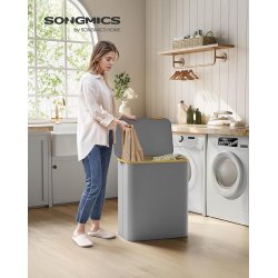 Vasket�jskurv med 3 rum - 3 vasket�jsposer - 150 liter - gr�