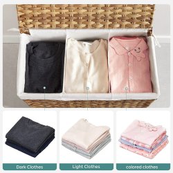 Vasket�jskurv - h�ndv�vet med aftagelige vasket�jsposer - brun