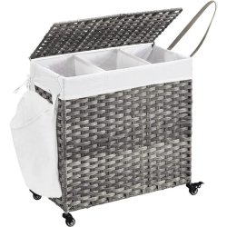 Vasket�jskurv - h�ndv�vet med aftagelige vasket�jsposer - gr�