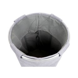 Vasketjspose 55x39cm 65l - gr rund vasketjskurv