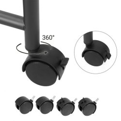 Vasketjskurve - vasketjsvogn p hjul med 4 aftagelige rum - gr