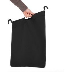 Vasketjskurve - vasketjsvogn p hjul med 4 aftagelige rum - sort