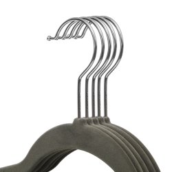 Tjbjler i velour med skridsikker buksestang - 20 stk gr